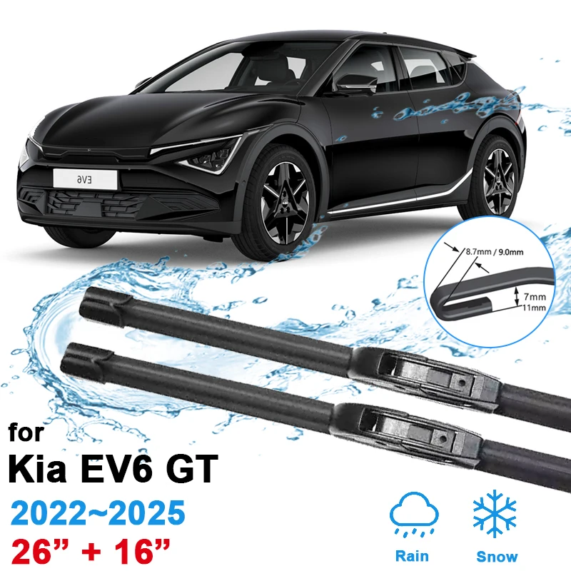Car Wiper For Kia EV6 GT Accessories 2022~2025 2023 2024 Front Wipers Blades Cleaning Window Windshield Brushes Tool Accessories
Car Wiper For Kia EV6 GT Accessories 2022~2025 2023 2024 Front Wipers Blades Cleaning Window Windshield Brushes Tool Accessories