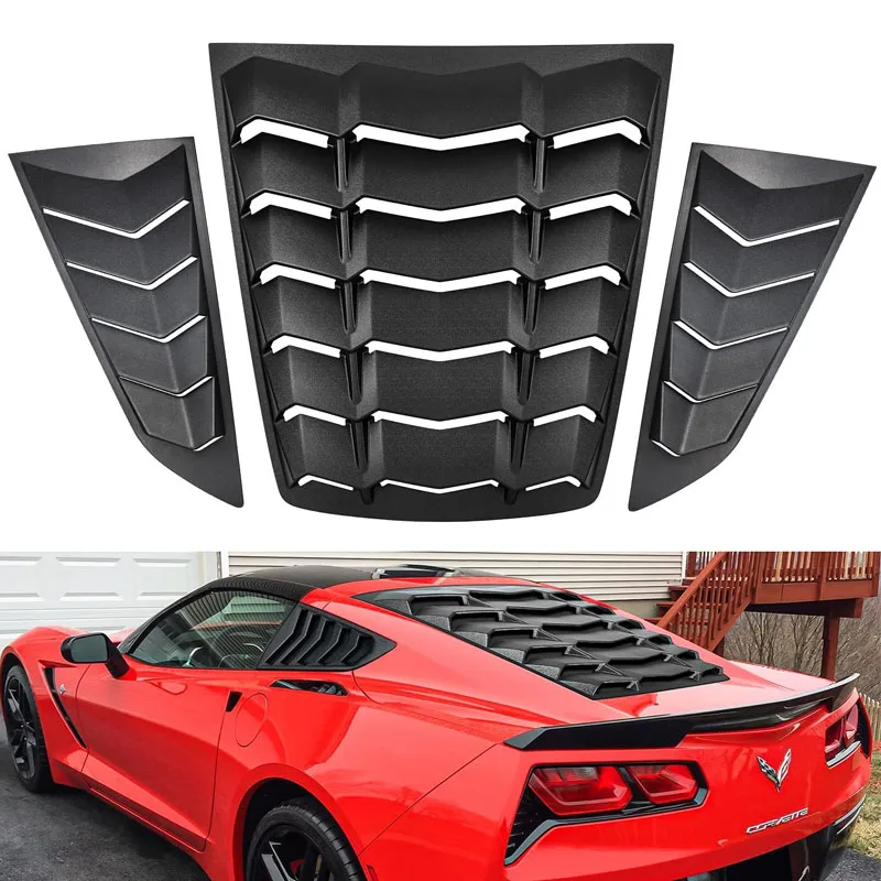 Накладки на задние и боковые окна подходят для C7 Corvette Stingray, Grand Sport, Z51, Z06, ZR1 2014-2019 в стиле GT Lambo (матовый черный)
Накладки на задние и боковые окна подходят для C7 Corvette Stingray, Grand Sport, Z51, Z06, ZR1 2014-2019 в стиле GT Lambo (матовый черный)