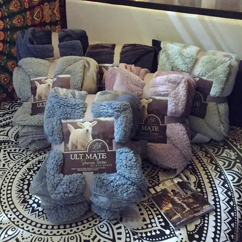 Thickened Double Layer Lamb Velvet Blanket Coral Velvet Winter Warm Sleeping Blanket Single Double Person Cover Blanket
Thickened Double Layer Lamb Velvet Blanket Coral Velvet Winter Warm Sleeping Blanket Single Double Person Cover Blanket