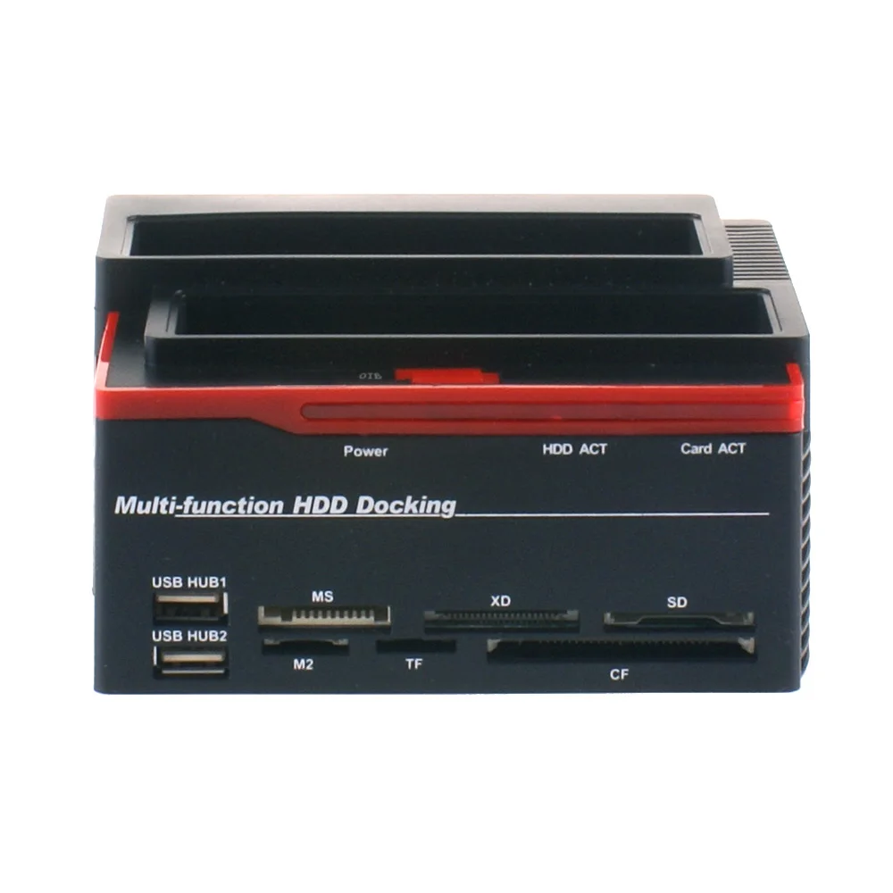 2.5"/3.5" SATA IDE HDD Docking Station Clone HDD Enclosure USB 2 Ports USB 2.0 Type C Hub MS/M2/XD/CF/SD/TF Card Reader
2.5"/3.5" SATA IDE HDD Docking Station Clone HDD Enclosure USB 2 Ports USB 2.0 Type C Hub MS/M2/XD/CF/SD/TF Card Reader