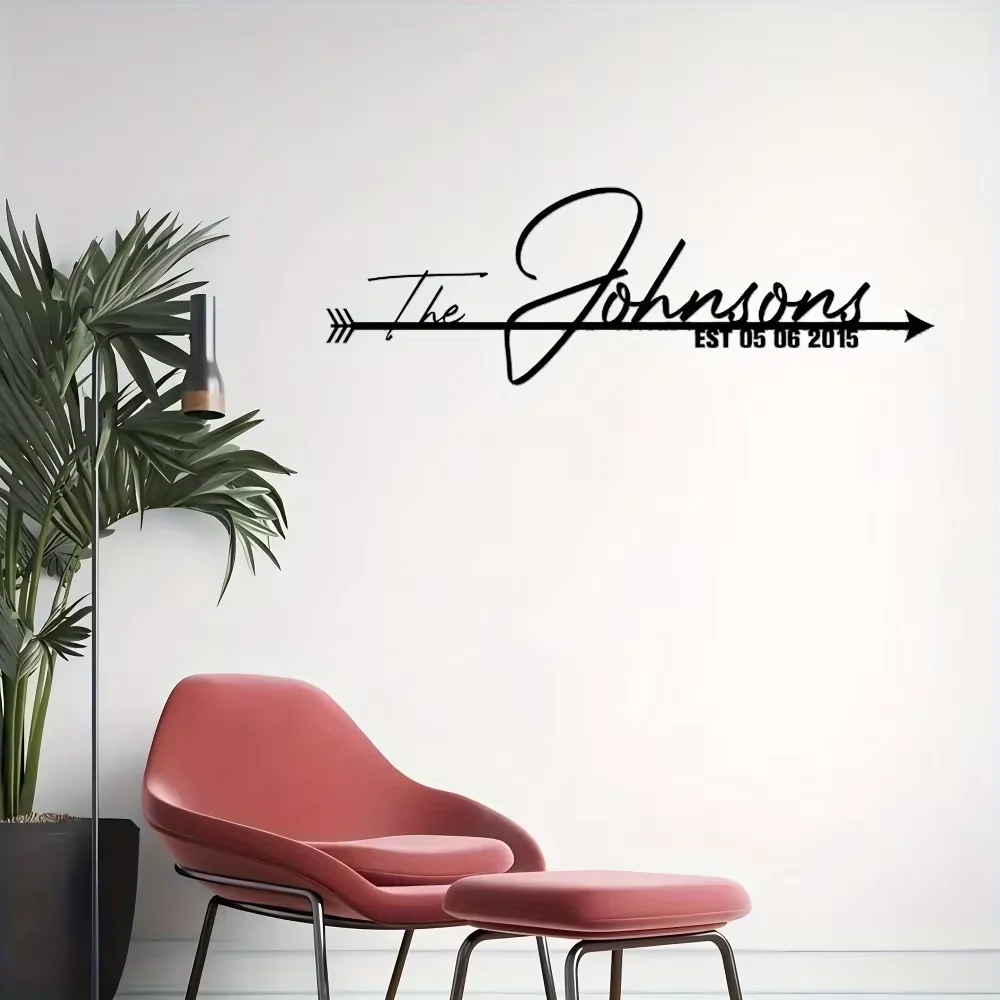 Distinctive Personalized Metal Wall Art. Name Display, Custom Surname. Ideal for Home Decor in Entrance, Living, etc.
Distinctive Personalized Metal Wall Art. Name Display, Custom Surname. Ideal for Home Decor in Entrance, Living, etc.