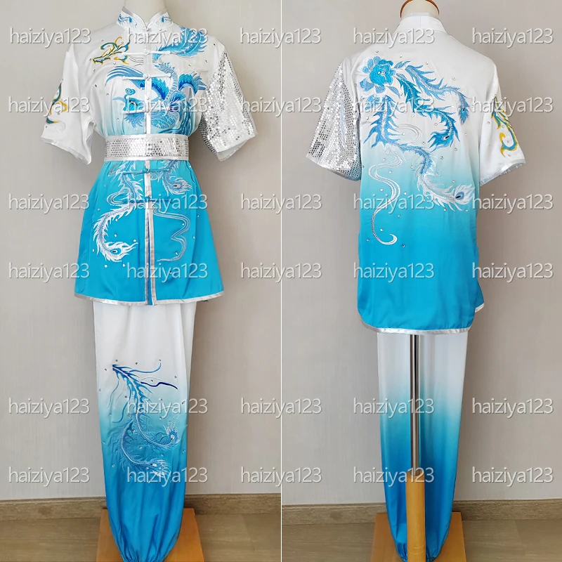 Embroidered phoenix Wushu uniform Kungfu clothes Martial arts suit Changquan garment for man woman adults kids boy girl Unisex
Embroidered phoenix Wushu uniform Kungfu clothes Martial arts suit Changquan garment for man woman adults kids boy girl Unisex