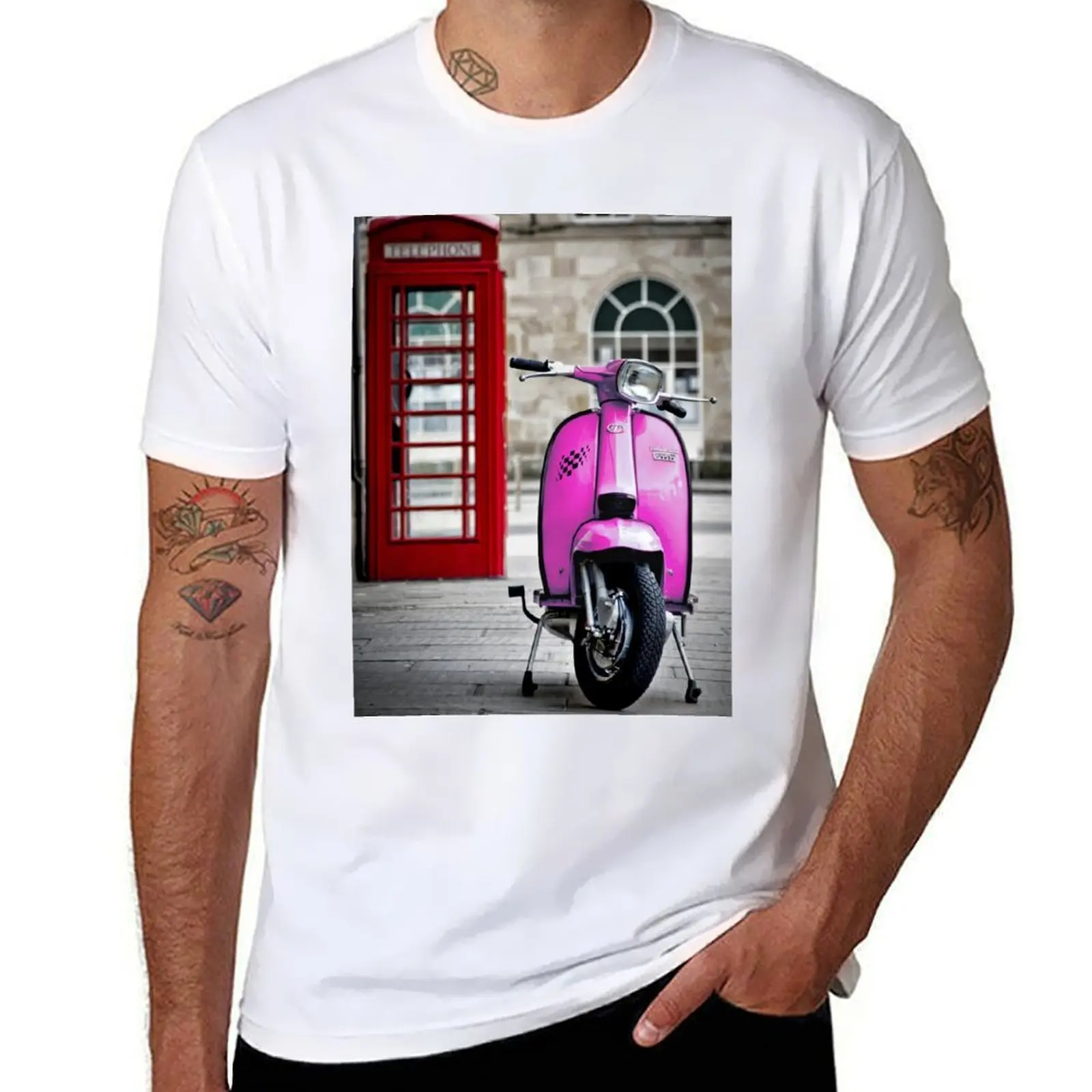 Italian Pink Lambretta GP Scooter T-Shirt Plus Size Workout Short Sleeve Top
Italian Pink Lambretta GP Scooter T-Shirt Plus Size Workout Short Sleeve Top