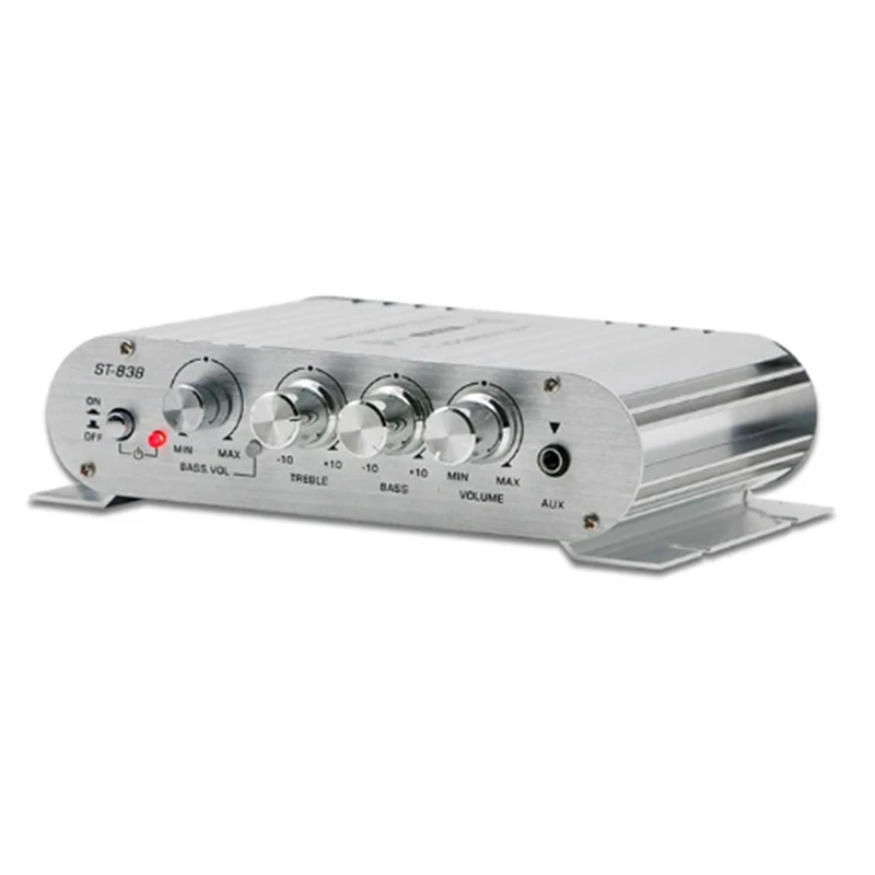 Mini Digital Power Audio Car Amplifier Blue Light Stereo Audio Amplifier For Home Theater Club Party Music 200W X2 Easy Install
Mini Digital Power Audio Car Amplifier Blue Light Stereo Audio Amplifier For Home Theater Club Party Music 200W X2 Easy Install