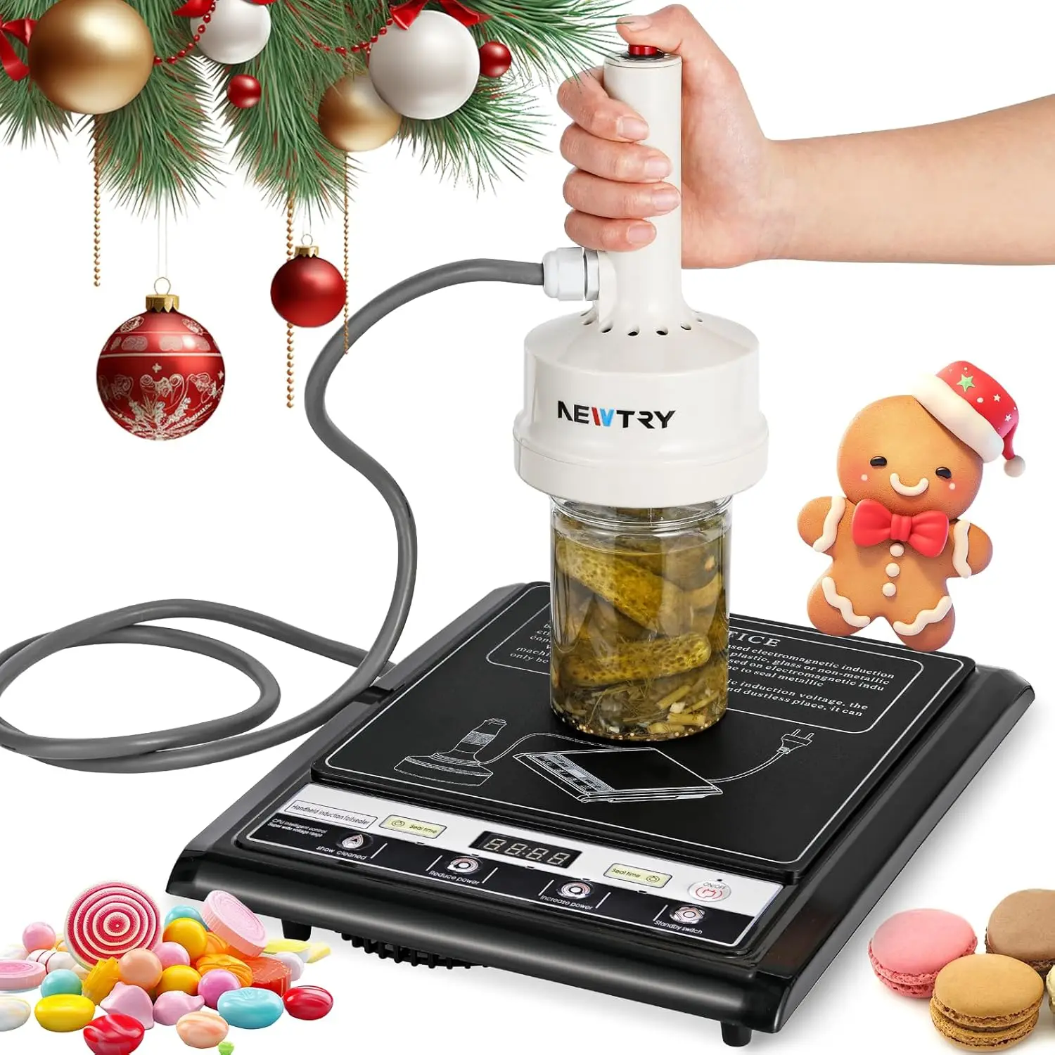 20-100MM Induction Sealer 800W-1200W Handheld Heat Sealing Machine Electromagnetic Bottle Cap Sealer for Plastic Glass Bottle
20-100MM Induction Sealer 800W-1200W Handheld Heat Sealing Machine Electromagnetic Bottle Cap Sealer for Plastic Glass Bottle