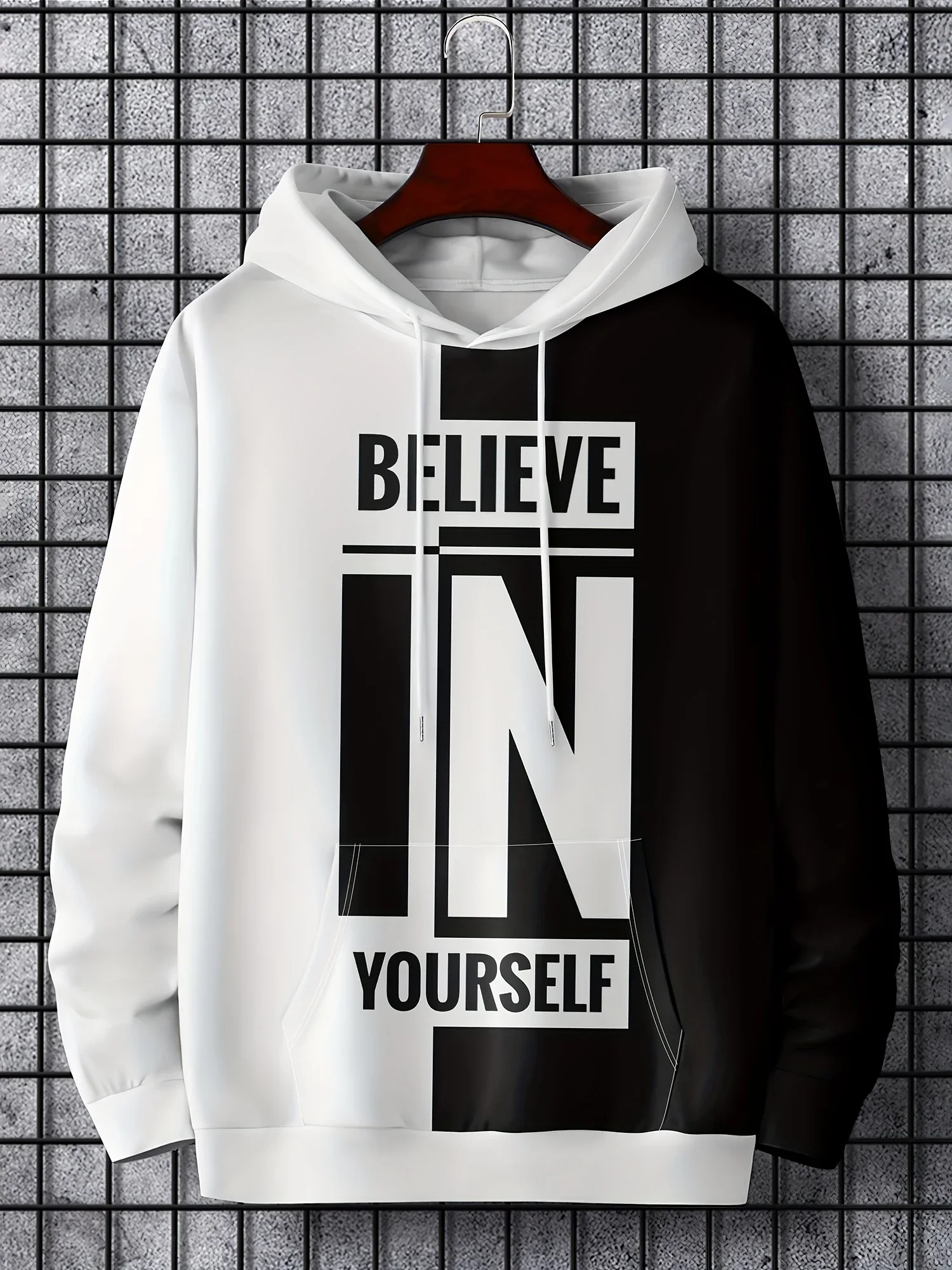 Believe In Yourself Alphabet Pattern Printed Colorblock Hoodie 3d Comfortable Fashion Unisex Pullover Spring Fall Men's Clothing
Believe In Yourself Alphabet Pattern Printed Colorblock Hoodie 3d Comfortable Fashion Unisex Pullover Spring Fall Men's Clothing