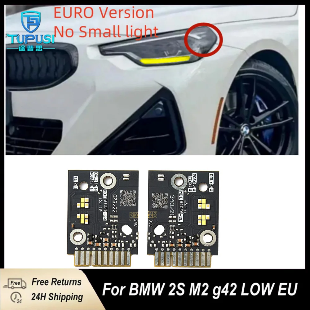 Yellow DRL Light Module for BMW 2 Series G42 M2 G87 2022 to 2024 Low Spec EU Headlamp Retrofit Replacement Unit
Yellow DRL Light Module for BMW 2 Series G42 M2 G87 2022 to 2024 Low Spec EU Headlamp Retrofit Replacement Unit