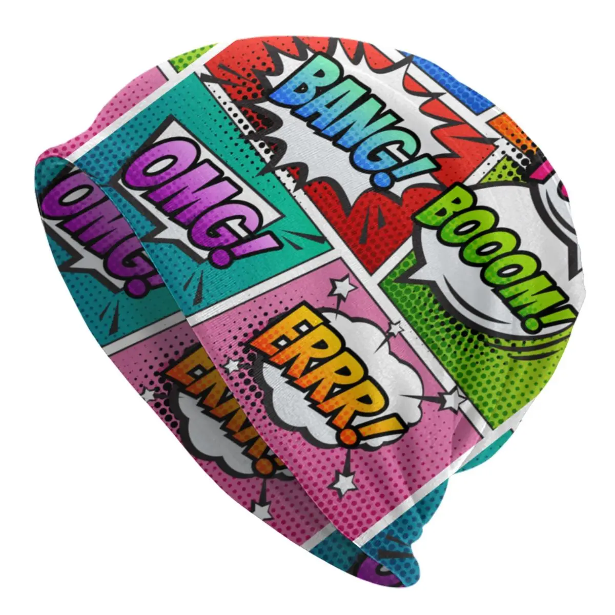 Pop Art Comic Book Panels Skullies Beanies Hat Hip Hop Men Women Outdoor Caps Warm Thermal Elastic Bonnet Knit Hat
Pop Art Comic Book Panels Skullies Beanies Hat Hip Hop Men Women Outdoor Caps Warm Thermal Elastic Bonnet Knit Hat