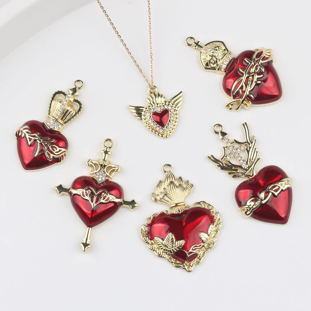 6 шт. милые модные подвески в форме красного сердца, кулон, аксессуары для изготовления ювелирных изделий, браслет ручной работы, серьги, ожерелье, орнамент
6 шт. милые модные подвески в форме красного сердца, кулон, аксессуары для изготовления ювелирных изделий, браслет ручной работы, серьги, ожерелье, орнамент