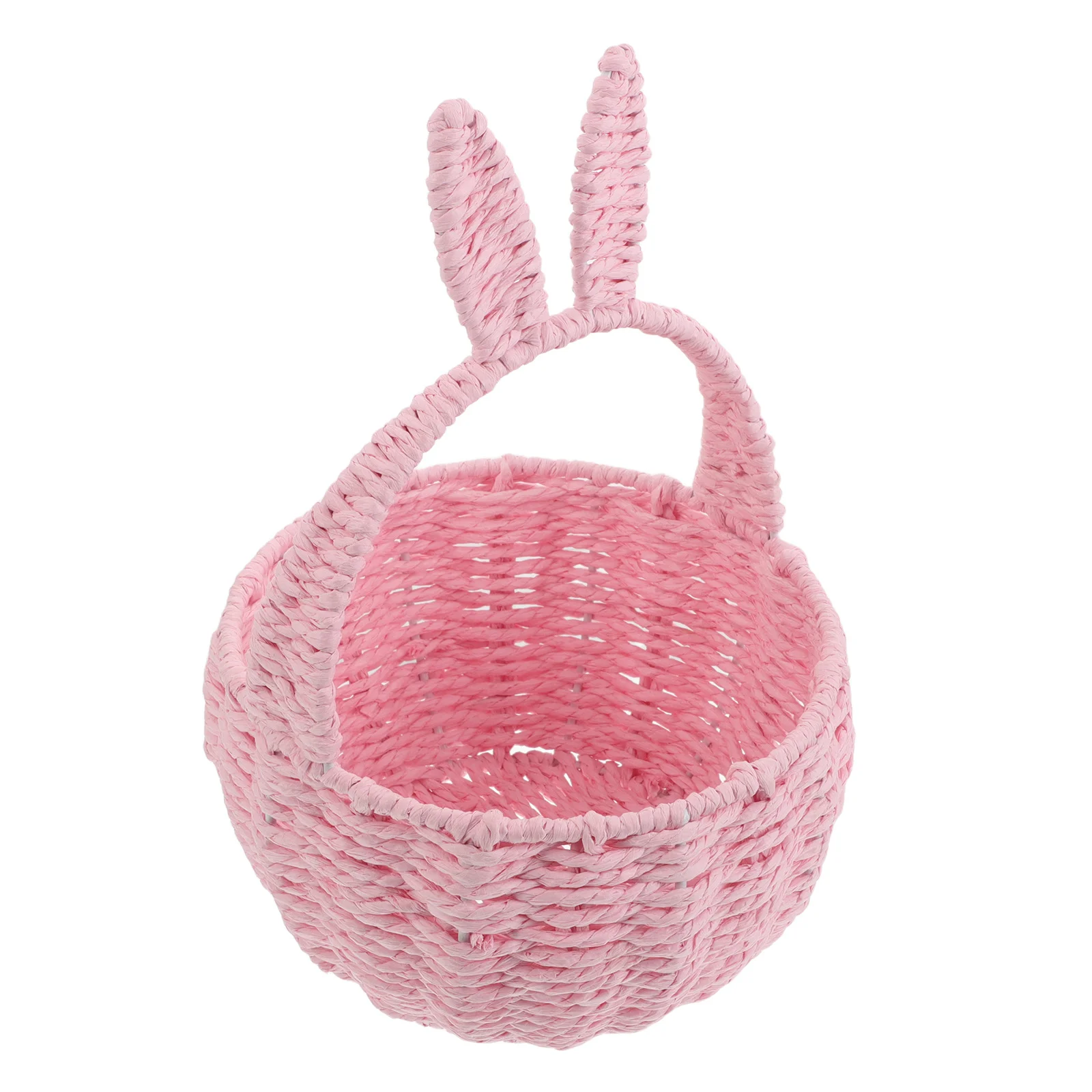 Woven Flower Basket Pink Bunny Ear Design For Easter Picnic Bread Fruit Storage Handheld Basket Decorative Floral Hamper
Woven Flower Basket Pink Bunny Ear Design For Easter Picnic Bread Fruit Storage Handheld Basket Decorative Floral Hamper