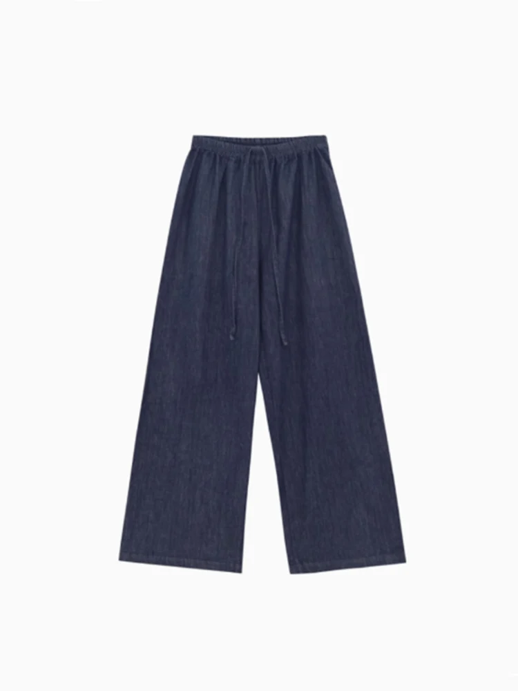 Синие джинсы с высокой талией и широкими штанинами, девять очков, женские тонкие свободные джинсовые брюки прямого кроя, осенняя мода, большие размеры
Синие джинсы с высокой талией и широкими штанинами, девять очков, женские тонкие свободные джинсовые брюки прямого кроя, осенняя мода, большие размеры