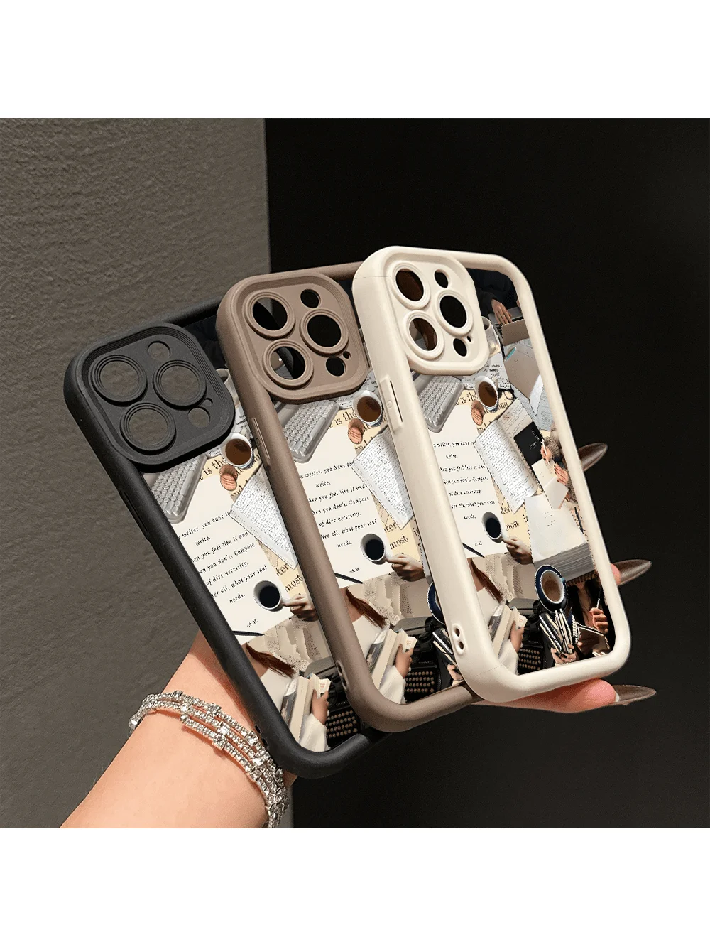 Mirror Phone Case With Typewriter Print Design For iPhone 15 Pro Max 14 Pro Max 13 Pro Max
Mirror Phone Case With Typewriter Print Design For iPhone 15 Pro Max 14 Pro Max 13 Pro Max