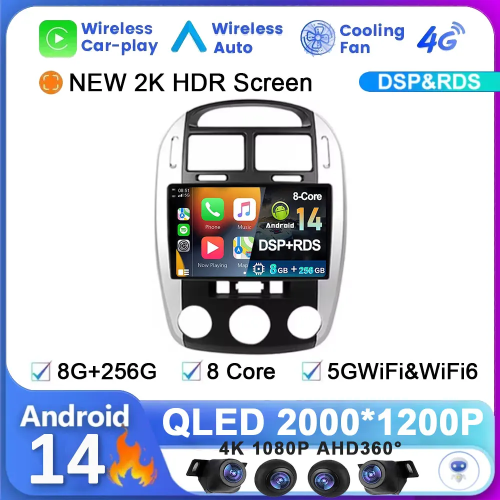 Автомобильная система Android 14, автомобильный радиоприемник Carplay для Kia Cerato 1 LD 2004-2008, GPS навигатор, мультимедийный видеоплеер, стерео, DVD, головное устройство
Автомобильная система Android 14, автомобильный радиоприемник Carplay для Kia Cerato 1 LD 2004-2008, GPS навигатор, мультимедийный видеоплеер, стерео, DVD, головное устройство