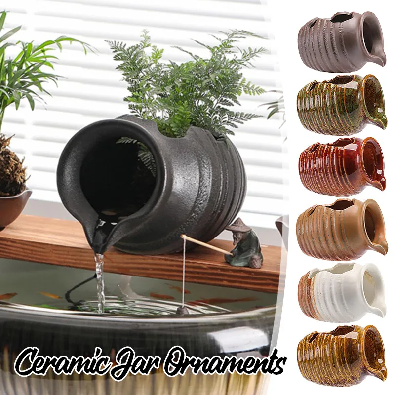 1pc Ceramic Jar Water Fountain Fish Tank Decortive Water Dispenser Aquarium Waterfall Filter Water Dispenser Ornaments Decor
1pc Ceramic Jar Water Fountain Fish Tank Decortive Water Dispenser Aquarium Waterfall Filter Water Dispenser Ornaments Decor