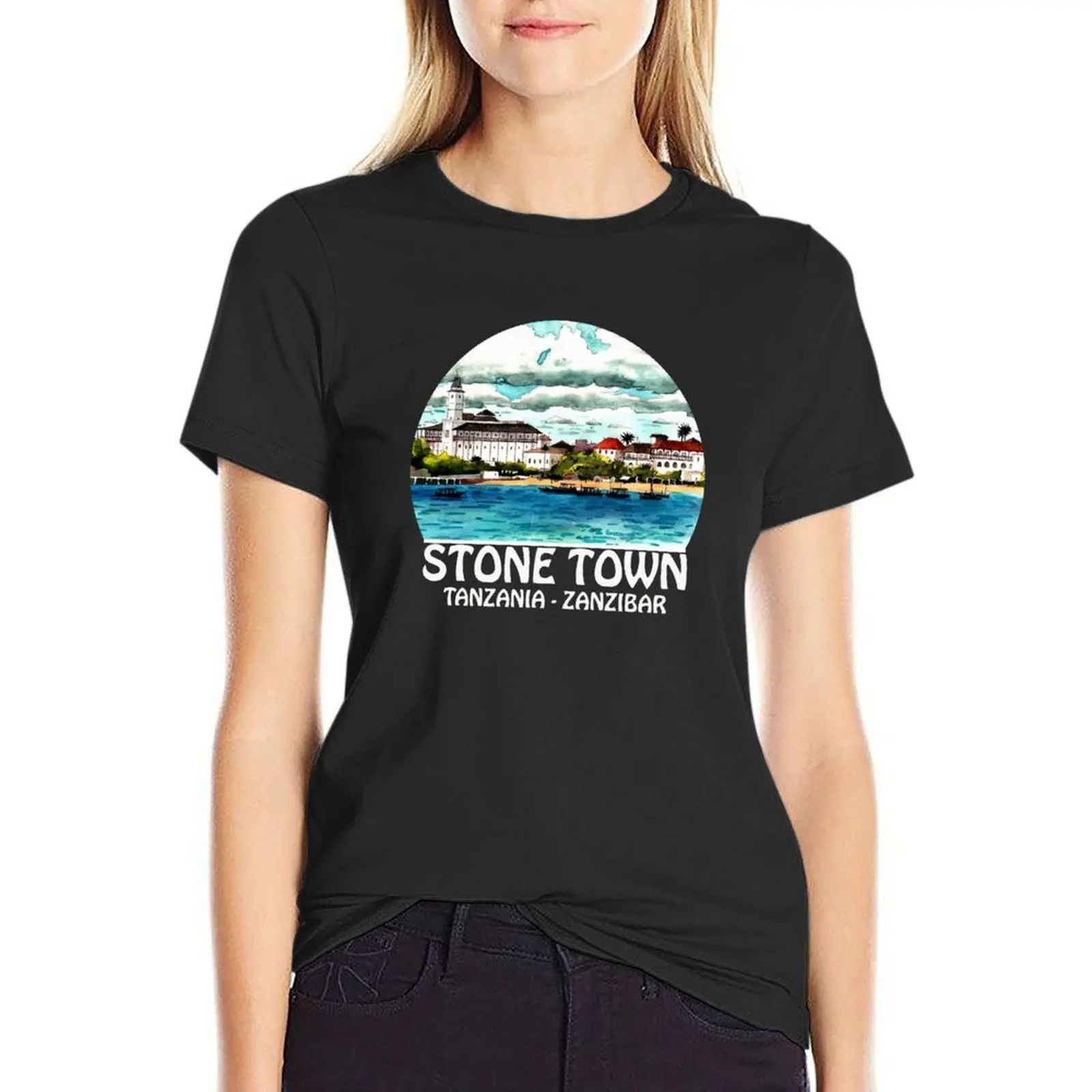 Stone town T-Shirt summer clothes Aesthetic clothing sublime white t-shirt dress for Women sexy
Stone town T-Shirt summer clothes Aesthetic clothing sublime white t-shirt dress for Women sexy