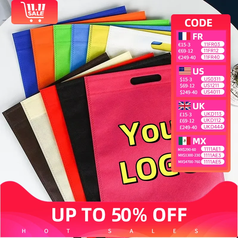 10/20PC Nonwoven Tote Storage Bag Eco-friendly Reusable Customized Gift Bag Shopping Bag Clothing,Shoe Packaging Bag with Handle
10/20PC Nonwoven Tote Storage Bag Eco-friendly Reusable Customized Gift Bag Shopping Bag Clothing,Shoe Packaging Bag with Handle