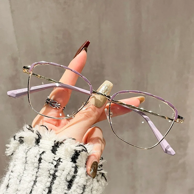 New Style Half Frame Wave Cat Eye Frame Anti-blue Light Glasses Fashionable Fresh Glasses Frame
New Style Half Frame Wave Cat Eye Frame Anti-blue Light Glasses Fashionable Fresh Glasses Frame