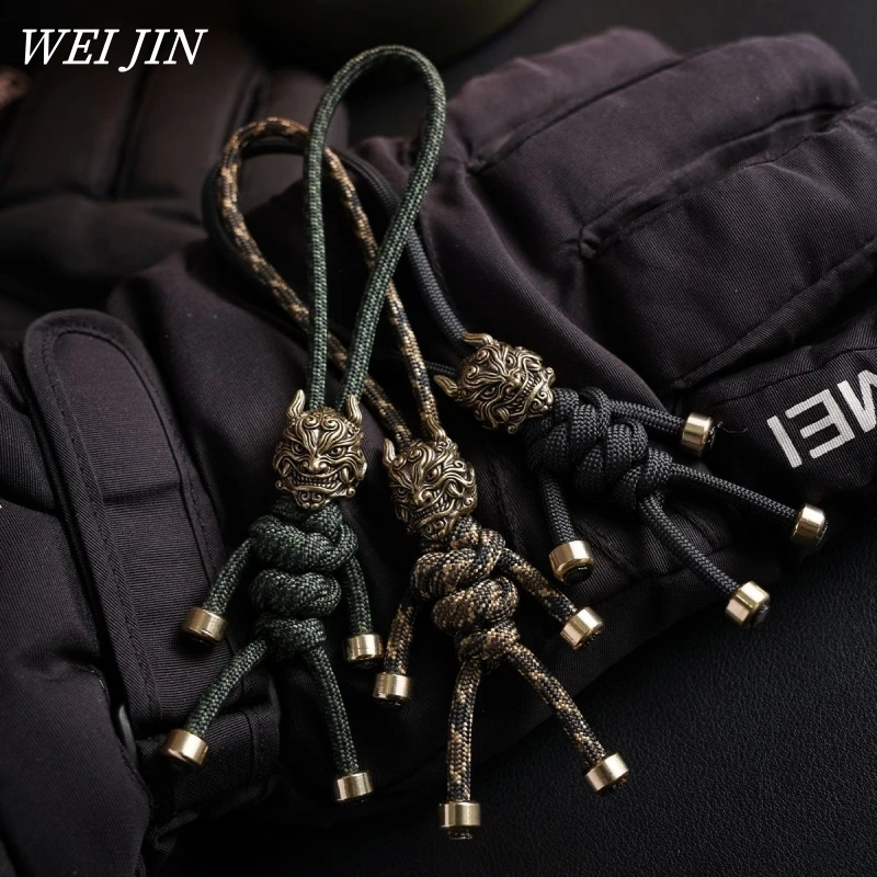 Handmade Bronze Keychains ,Woven Rope Car Key Ring,Engraved God Mask Statue, Backpack Key Buckle Men Individuality Trinket 15 cm
Handmade Bronze Keychains ,Woven Rope Car Key Ring,Engraved God Mask Statue, Backpack Key Buckle Men Individuality Trinket 15 cm