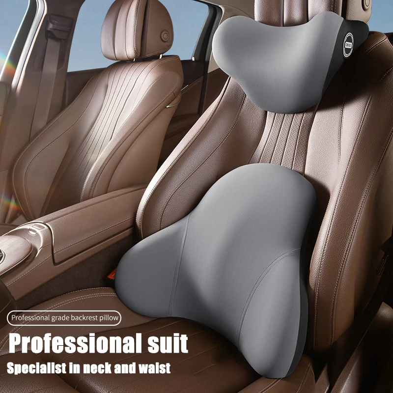 Memory Foam Car Neck Cushion Car Lumbar Support For Car Supplies Universal Neck Pillow Waist Cushion Car Seat Car Accessories
Memory Foam Car Neck Cushion Car Lumbar Support For Car Supplies Universal Neck Pillow Waist Cushion Car Seat Car Accessories