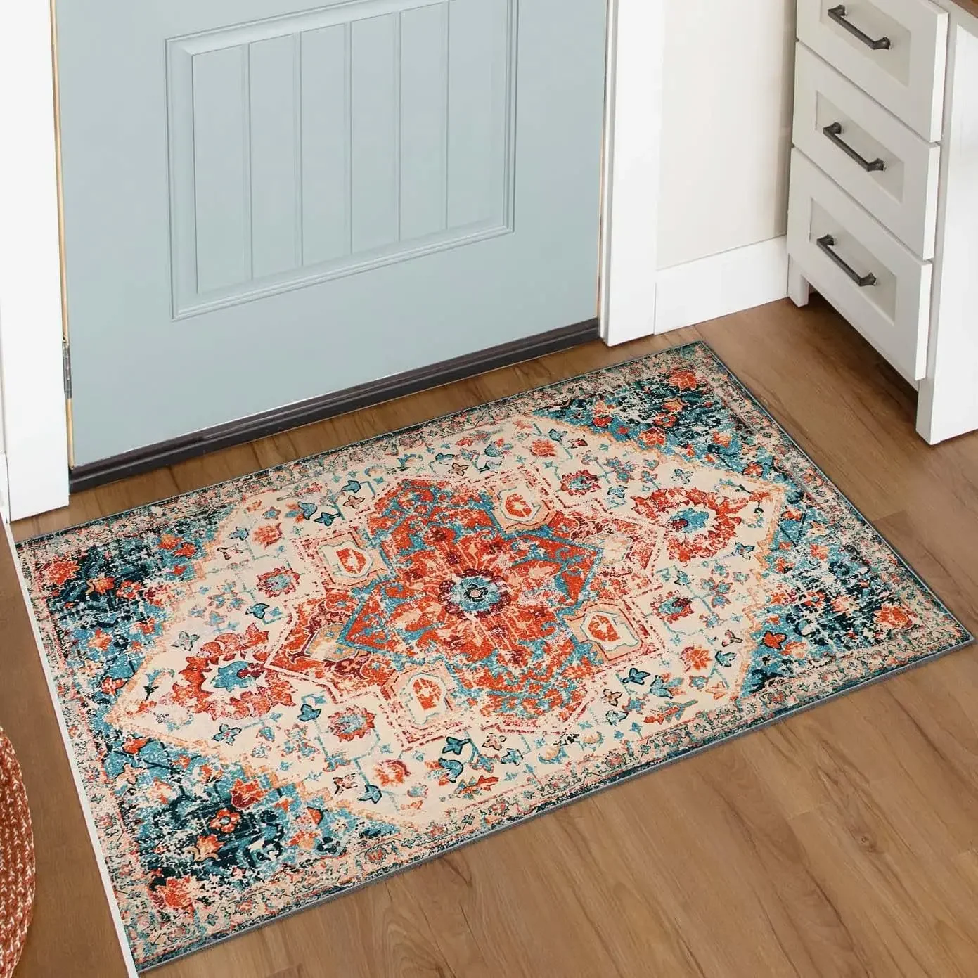 Bathroom non-slip retro Persian ethnic wind floor mat household bathroom floor mat water absorption quick drying
Bathroom non-slip retro Persian ethnic wind floor mat household bathroom floor mat water absorption quick drying