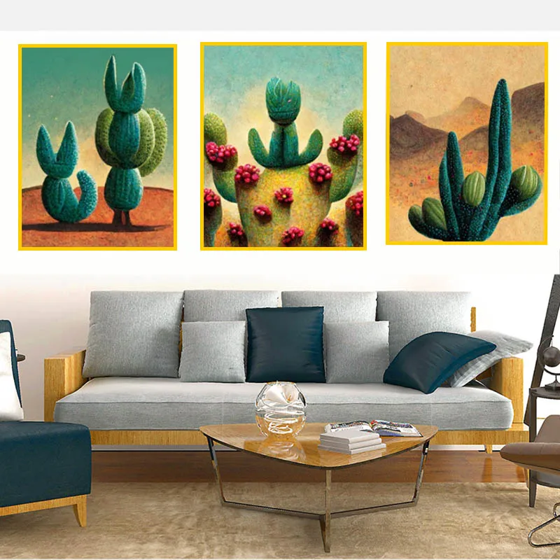 Funny Cartoon Cactus Canvas Painting, Home Decor, Print Art, Bedroom Picture, Poster for Modern Living Room Decoration
Funny Cartoon Cactus Canvas Painting, Home Decor, Print Art, Bedroom Picture, Poster for Modern Living Room Decoration