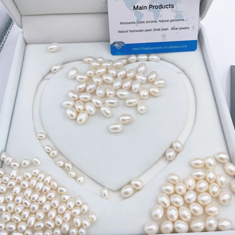 Cultured Pearl 3A 4A Quality High Luster Rice Shape Loose Natural Freshwater Pearl for Jewelry Making DIY Earrings Necklace
Cultured Pearl 3A 4A Quality High Luster Rice Shape Loose Natural Freshwater Pearl for Jewelry Making DIY Earrings Necklace