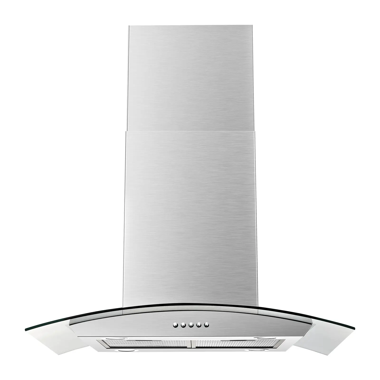 30-дюймовая вытяжка, потолочное крепление из нержавеющей стали 700CFM, 5-слойный сетчатый фильтр и 3-скоростное управление с кнопкой + закаленное стекло
30-дюймовая вытяжка, потолочное крепление из нержавеющей стали 700CFM, 5-слойный сетчатый фильтр и 3-скоростное управление с кнопкой + закаленное стекло