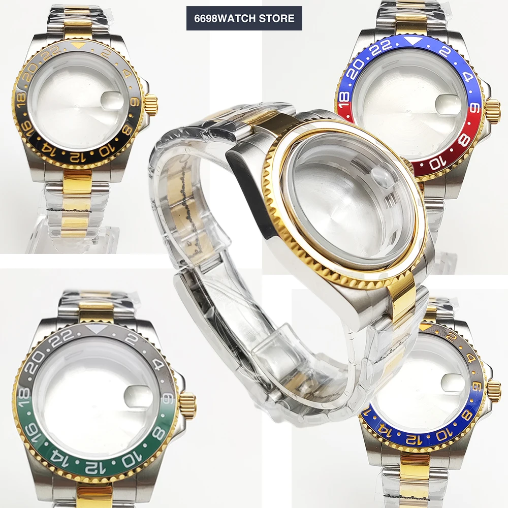 Men's Watch 40mm Gold Edge Water Resistant Case 316L Stainless Steel Sapphire Crystal For NH35 NH36 8215
Men's Watch 40mm Gold Edge Water Resistant Case 316L Stainless Steel Sapphire Crystal For NH35 NH36 8215