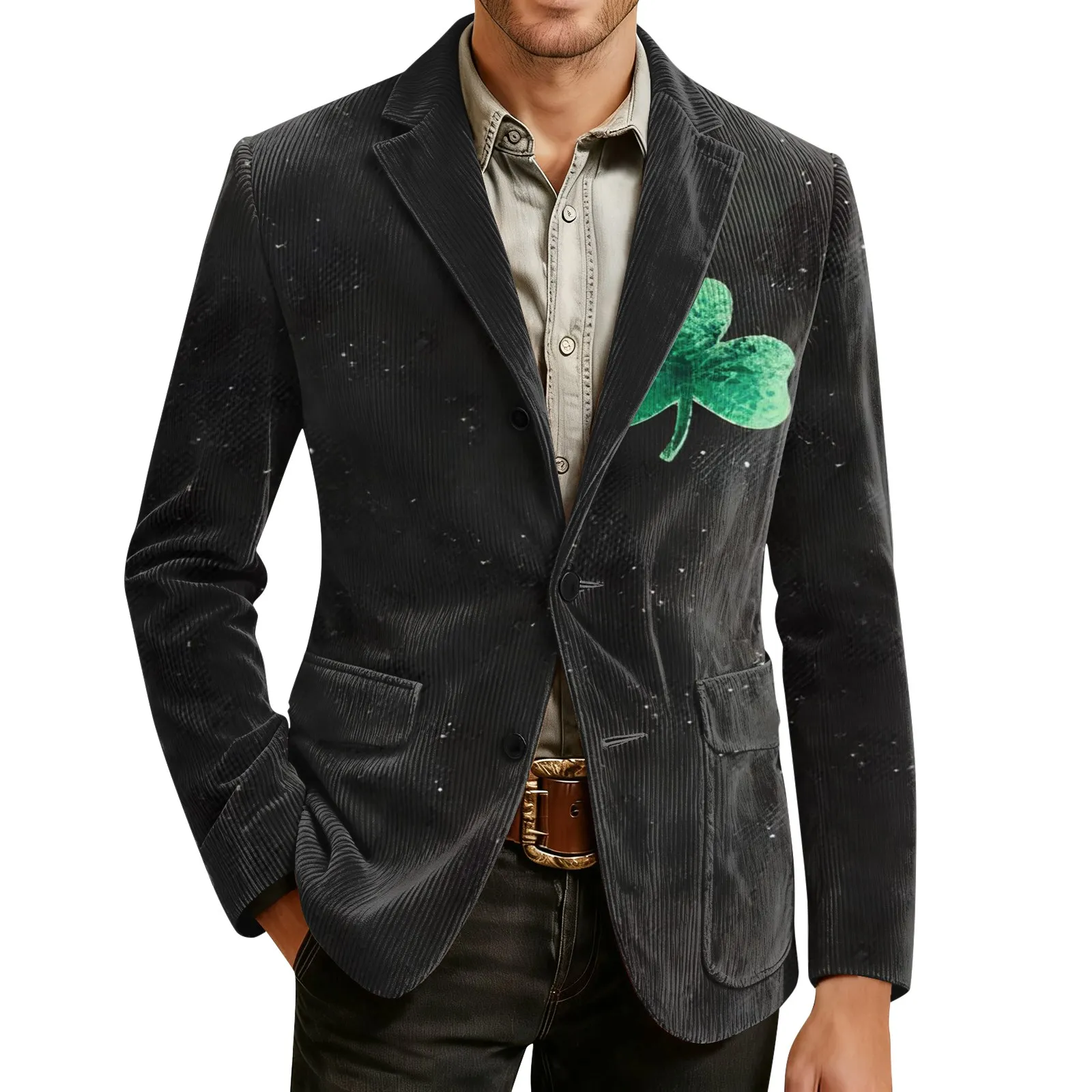 St. Patrick'S Day Cardigan Top Suit Jacket Autumn Winter Coat Warm Comfortable Stylish Suit Jacket Multi-Color Men'S Clothing
St. Patrick'S Day Cardigan Top Suit Jacket Autumn Winter Coat Warm Comfortable Stylish Suit Jacket Multi-Color Men'S Clothing