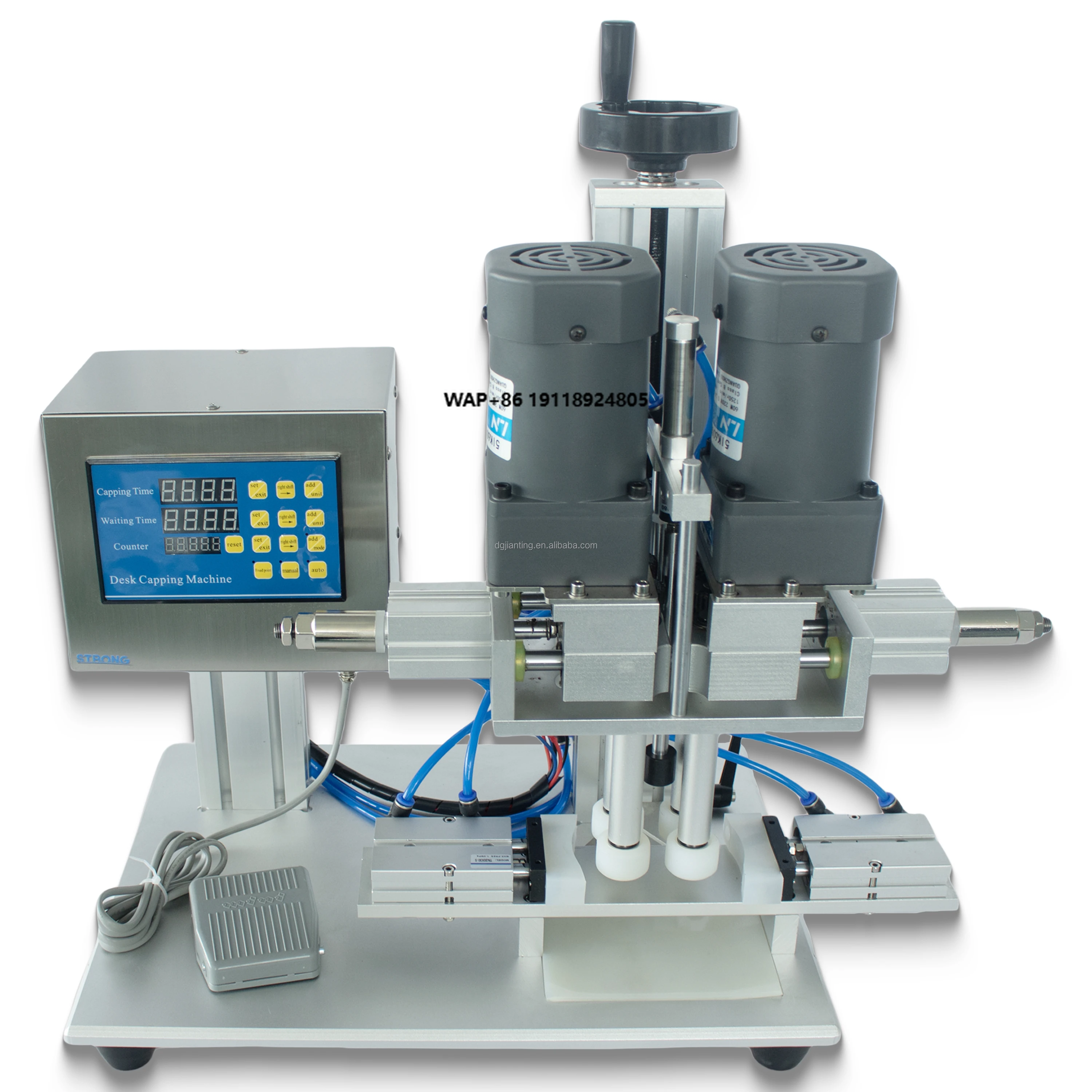 Semi Automatic Desktop Twist off Spray Trigger Pump Dropper Plastic Screw Lid Capping Machine
Semi Automatic Desktop Twist off Spray Trigger Pump Dropper Plastic Screw Lid Capping Machine