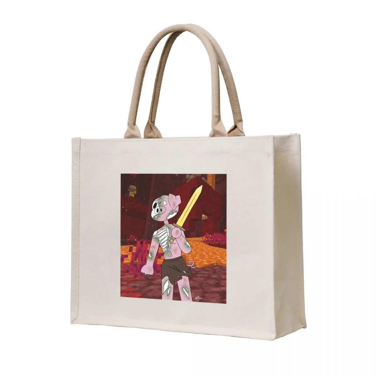 Zombie Pigman! Tote Bag Big bag women tote bags aesthetic reusable shopping bags Fabric bag
Zombie Pigman! Tote Bag Big bag women tote bags aesthetic reusable shopping bags Fabric bag