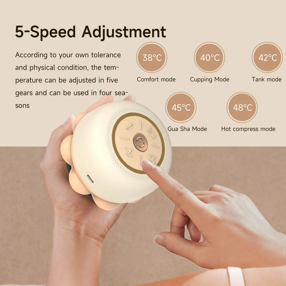 l 5 Gear Heating Neck and Shoulder Relaxer Red Light Graphene Heating Cupping Therapeutic Apparatus Electric Intelligent Cupping
l 5 Gear Heating Neck and Shoulder Relaxer Red Light Graphene Heating Cupping Therapeutic Apparatus Electric Intelligent Cupping
