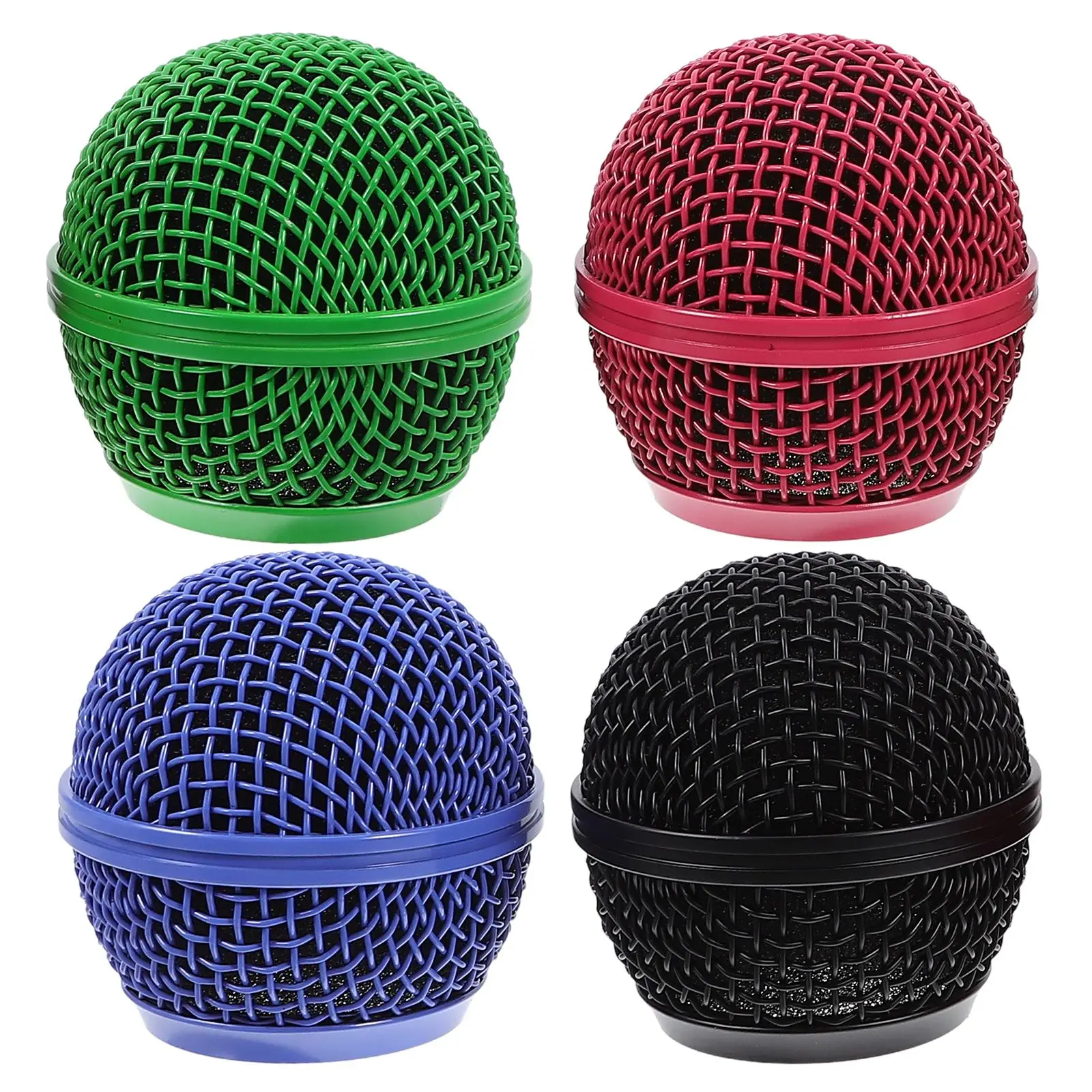 4 Pcs Colorful Microphone Head Grille Metal Recording Ball Replacement Windscreen Cover microphone replacement grille mesh
4 Pcs Colorful Microphone Head Grille Metal Recording Ball Replacement Windscreen Cover microphone replacement grille mesh