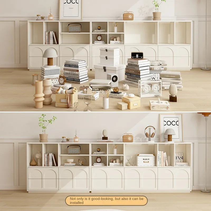 GZ Solid Wood Bookcase Display Cabinet Wall Narrow Cream Style Bookshelf Sideboard
GZ Solid Wood Bookcase Display Cabinet Wall Narrow Cream Style Bookshelf Sideboard