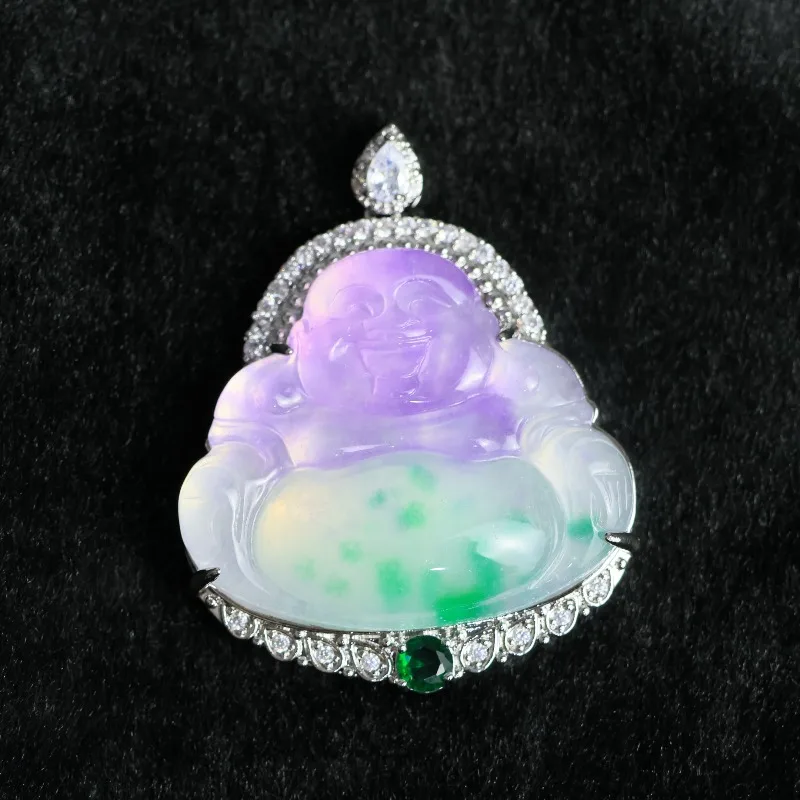 Exquisite Fashion Ethnic Style Inlaid Maitreya Buddha Pendant
Exquisite Fashion Ethnic Style Inlaid Maitreya Buddha Pendant