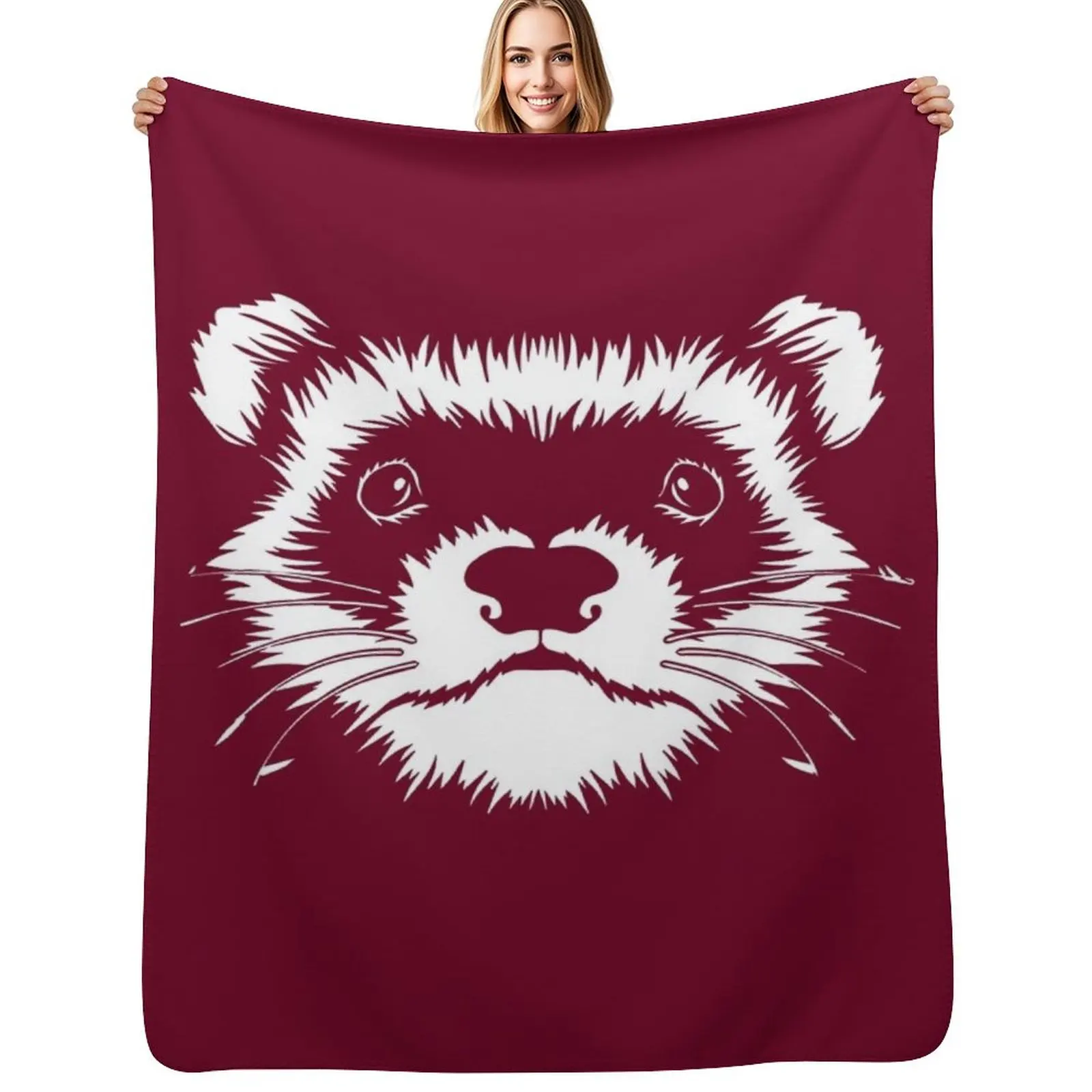 Ferret Face Graphic Illustration for Mom - Funny Ferret Lovers Gift Throw Blanket Cozy Microfiber Throw Blanket for Home Bedroom
Ferret Face Graphic Illustration for Mom - Funny Ferret Lovers Gift Throw Blanket Cozy Microfiber Throw Blanket for Home Bedroom