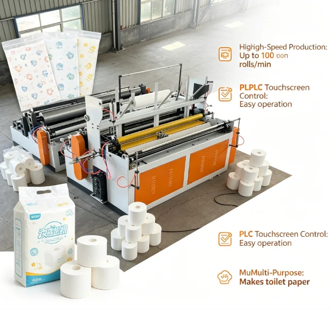 Customized Small Scale Toilet Paper Making Machine Toilet Paper Roll Making Machine Semi Automatic Tissue Packaging Machine
Customized Small Scale Toilet Paper Making Machine Toilet Paper Roll Making Machine Semi Automatic Tissue Packaging Machine