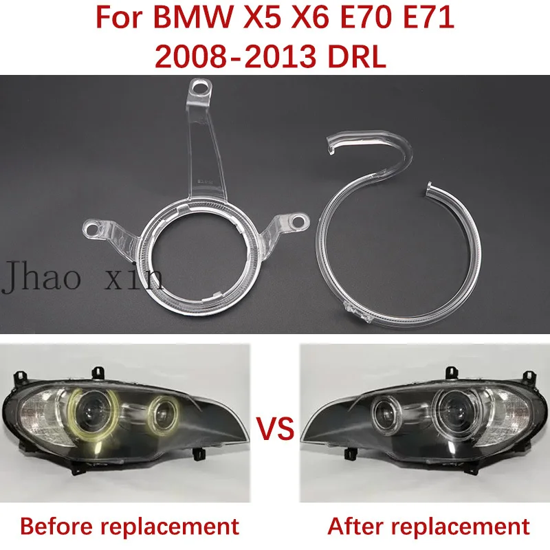 Car Headlights DRL Light Guide Strip Ballast Light Source Module Suitable for BMW X5 X6 E70 E71 2008-2013 White Lights Angel Eye
Car Headlights DRL Light Guide Strip Ballast Light Source Module Suitable for BMW X5 X6 E70 E71 2008-2013 White Lights Angel Eye