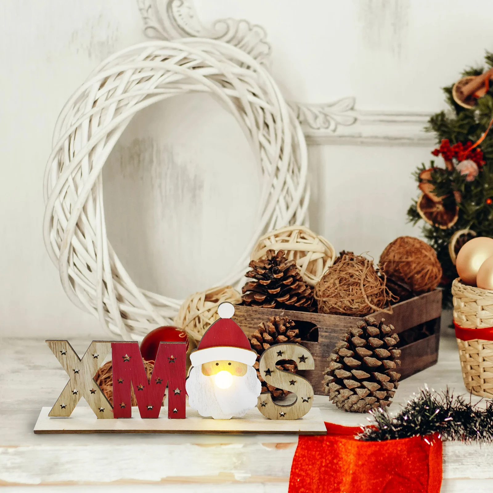 Letter Card Ornament Wooden Alphabet Shaped Christmas Themed Stockings Festive Adornment Small Size Desk Home Bar Restaurant
Letter Card Ornament Wooden Alphabet Shaped Christmas Themed Stockings Festive Adornment Small Size Desk Home Bar Restaurant