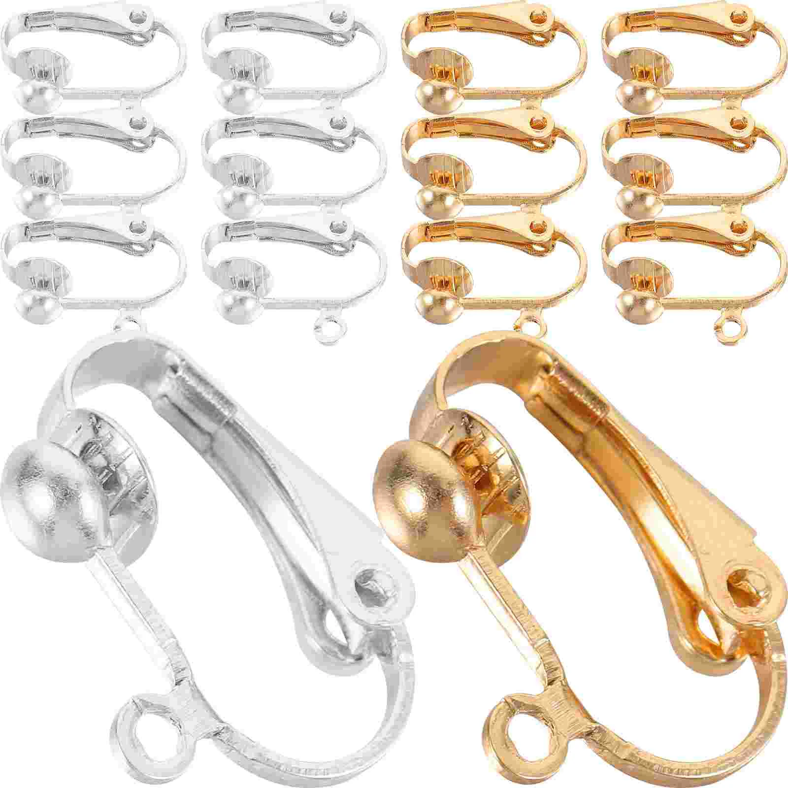 36 Pcs Crafting Earring Clip on Converter Earrings Metal Copper Clips Accessories
36 Pcs Crafting Earring Clip on Converter Earrings Metal Copper Clips Accessories