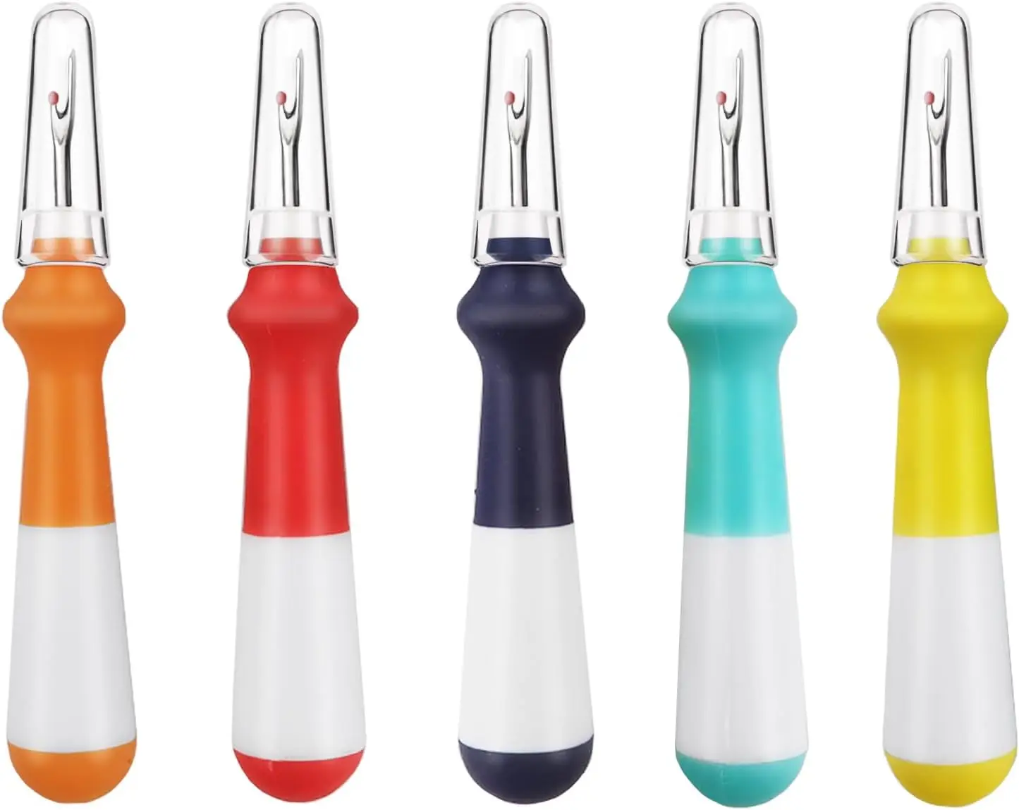 5 Ergonomic Seam Rippers, Colorful Thread Remover for Sewing & Embroidery
5 Ergonomic Seam Rippers, Colorful Thread Remover for Sewing & Embroidery