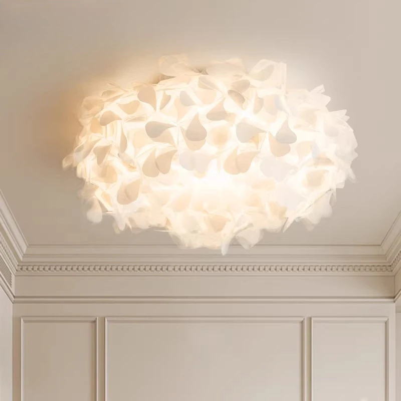 Petal ceiling light premium bedroom light French cream wind master bedroom light
Petal ceiling light premium bedroom light French cream wind master bedroom light