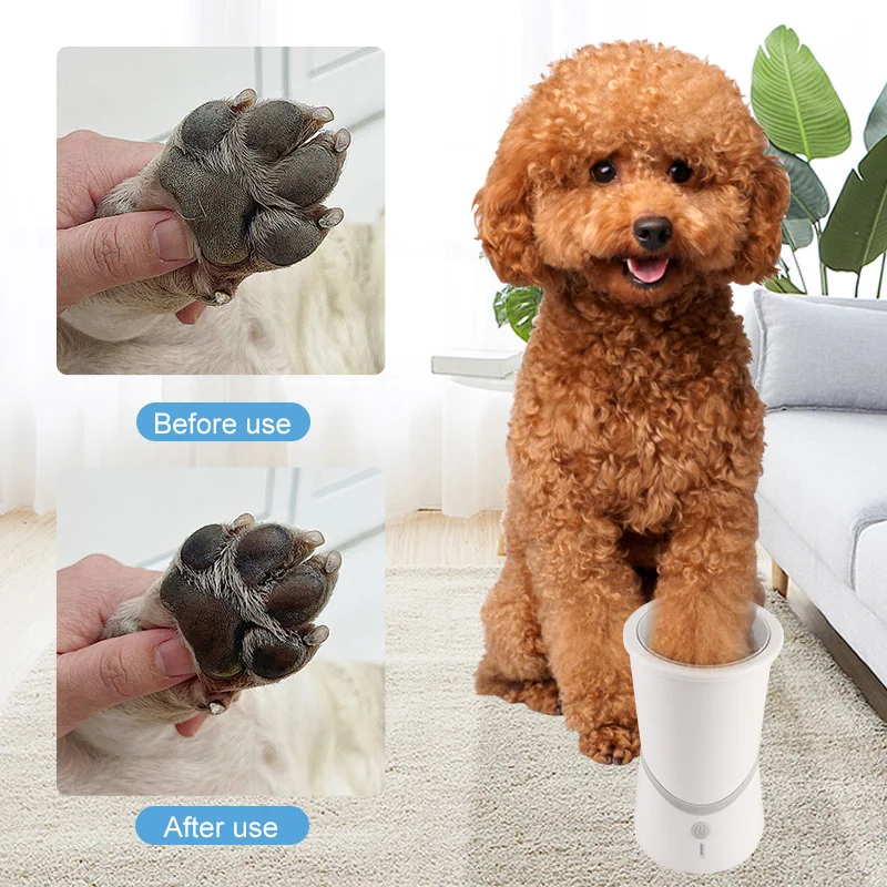 Портативный очиститель для лап Pet Paw: быстрая и тихая автоматическая мойка для лап, подходит для маленьких, средних и крупных собак, а также для других животных.
Портативный очиститель для лап Pet Paw: быстрая и тихая автоматическая мойка для лап, подходит для маленьких, средних и крупных собак, а также для других животных.