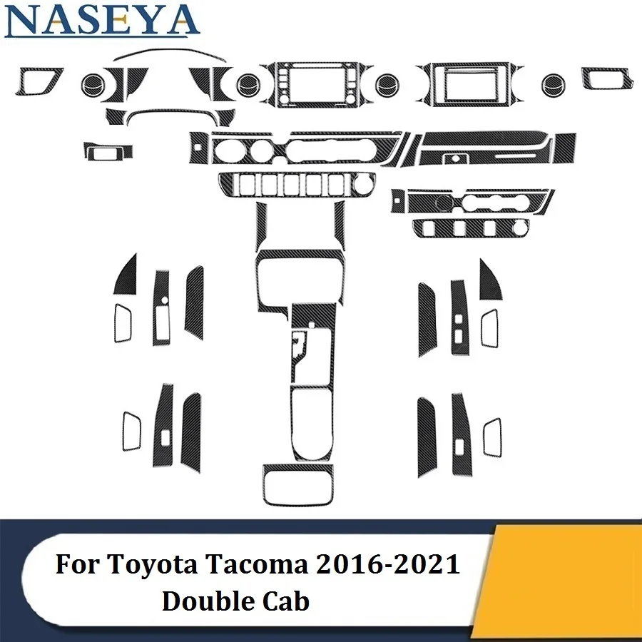 For Toyota Tacoma 2016 2017 2018 2019 2020 2021 Double Cab Carbon Fiber Black Stickers Car Interior Decorative Accessories
For Toyota Tacoma 2016 2017 2018 2019 2020 2021 Double Cab Carbon Fiber Black Stickers Car Interior Decorative Accessories
