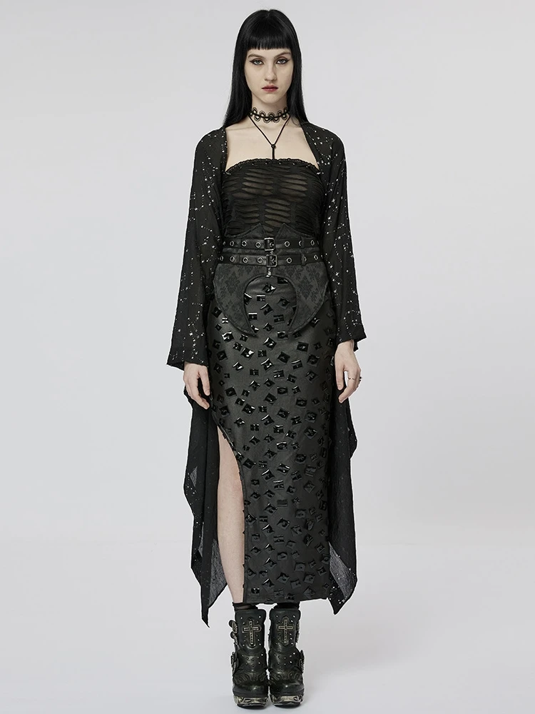 Gothic Punk Rave Women's Shoulder Shawl Star Pattern Dark Style Fashionable Vintage Straight Cut Long Sleeve Mid-Length Coat
Gothic Punk Rave Women's Shoulder Shawl Star Pattern Dark Style Fashionable Vintage Straight Cut Long Sleeve Mid-Length Coat