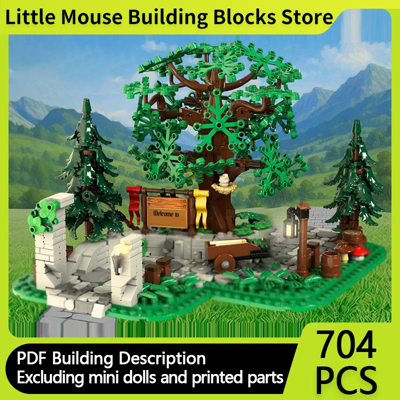 Medieval Castle Model MOC Building Bricks Castle Forest Path Modular Technology Gifts Holiday Assemble Children Toys Suit
Medieval Castle Model MOC Building Bricks Castle Forest Path Modular Technology Gifts Holiday Assemble Children Toys Suit