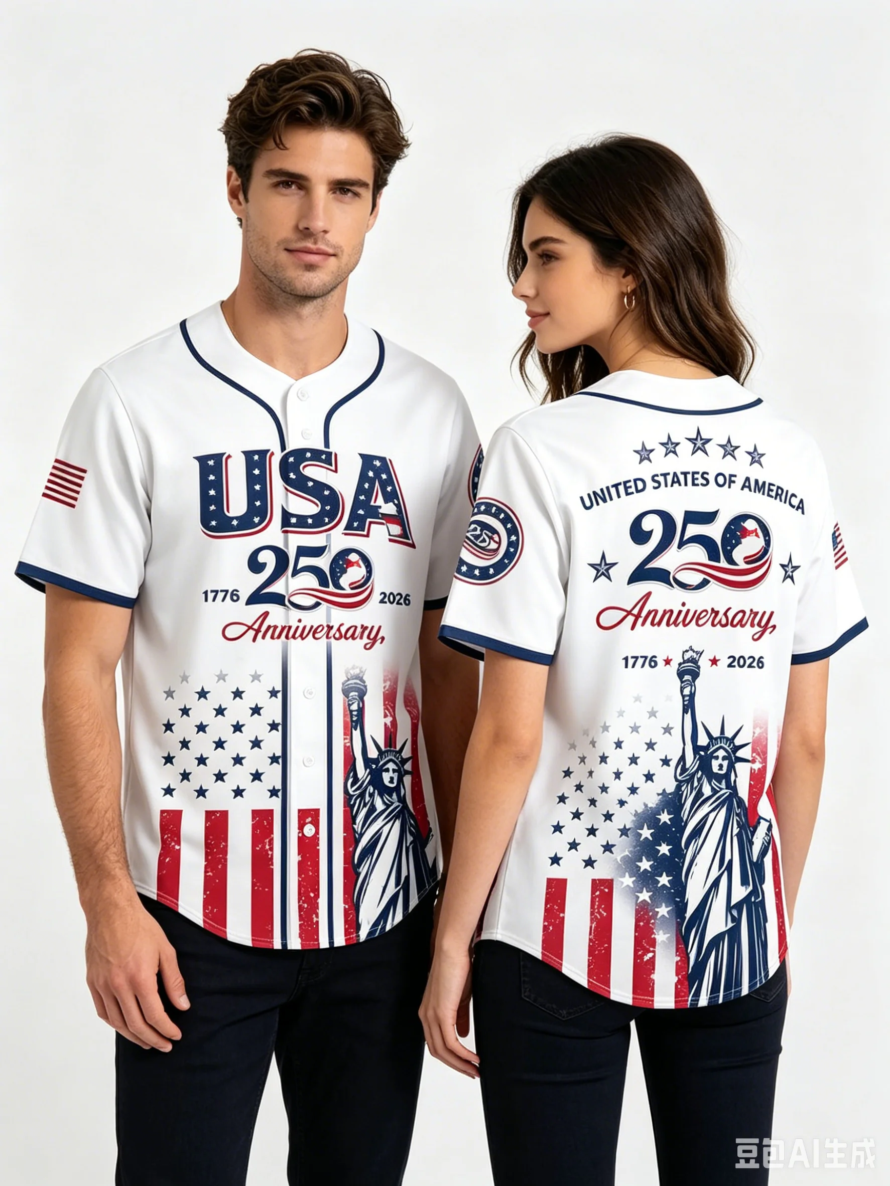2026 US 250th Anniversary Casual Baseball Shirt T-Shirt 1776 2026 T-Shirt American Freedom Day Print T-Shirt Men's T-Shirt
2026 US 250th Anniversary Casual Baseball Shirt T-Shirt 1776 2026 T-Shirt American Freedom Day Print T-Shirt Men's T-Shirt