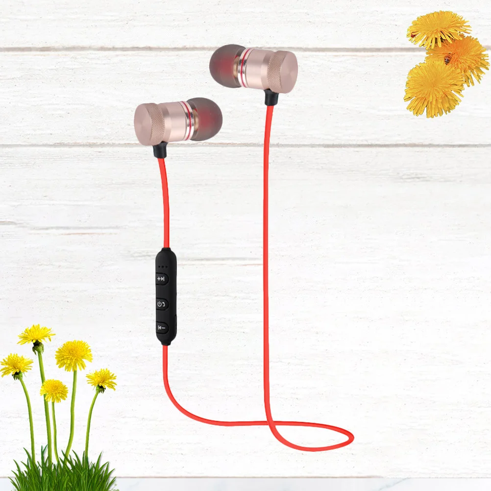 In-Ear Earphones Magnetic Wireless Headset Stereo Earpiece For Running Yoga Sports Travel Golden
In-Ear Earphones Magnetic Wireless Headset Stereo Earpiece For Running Yoga Sports Travel Golden