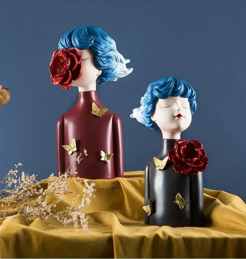 Nordic Ins Character Girl Resin Accessories Home Livingroom Table Statue Decoration Cafe Desktop Figurines Crafts Wedding Gifts
Nordic Ins Character Girl Resin Accessories Home Livingroom Table Statue Decoration Cafe Desktop Figurines Crafts Wedding Gifts