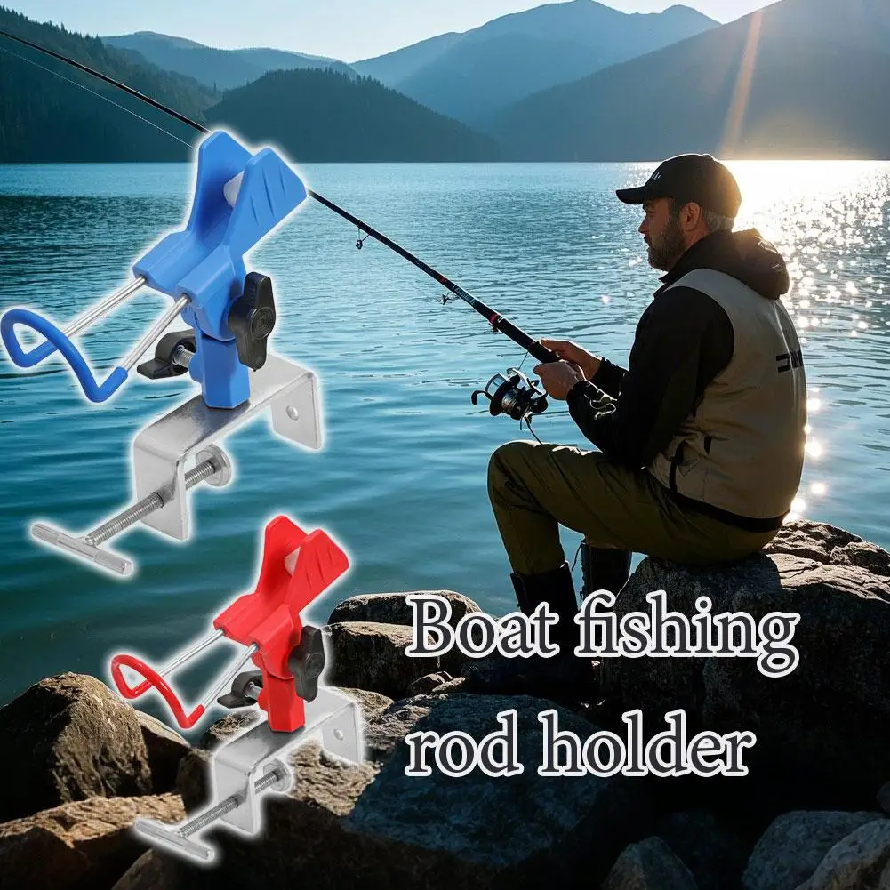 Boat Fishing Rod Holder Metal Base 360 Degree Adjustable Clamp with Silicone Pad Detachable Design for Secure Grip
Boat Fishing Rod Holder Metal Base 360 Degree Adjustable Clamp with Silicone Pad Detachable Design for Secure Grip